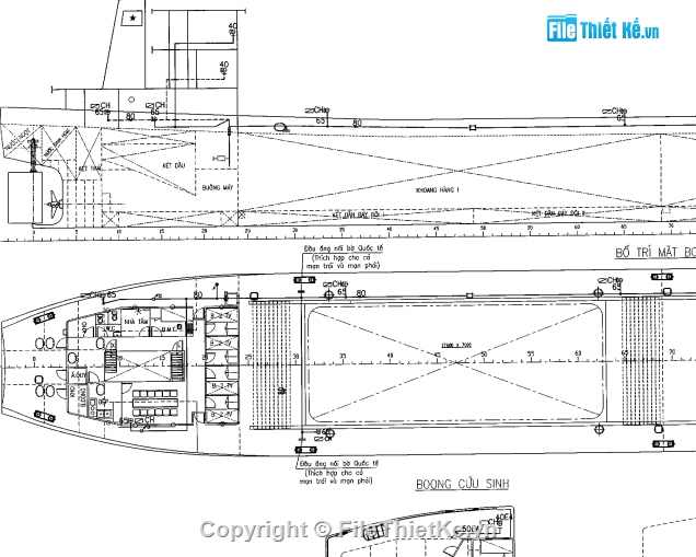 Bản vẽ autocad,tầu chở hàng,tầu 2000 tấn